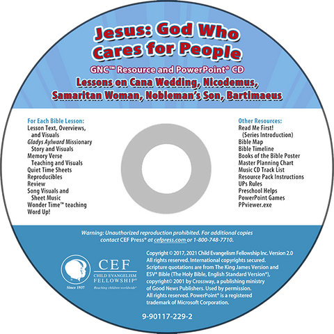 Jesus: God Who Cares for People PP CD