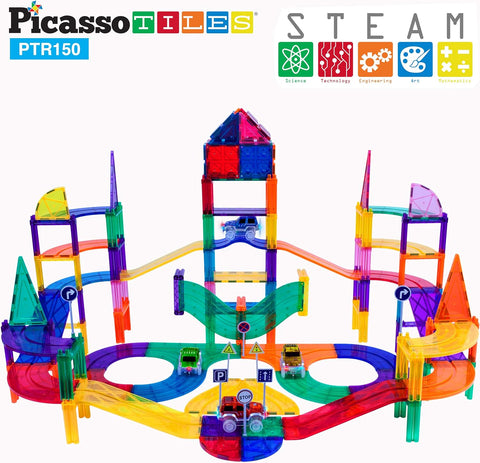 Picasso Tiles Race Car Track